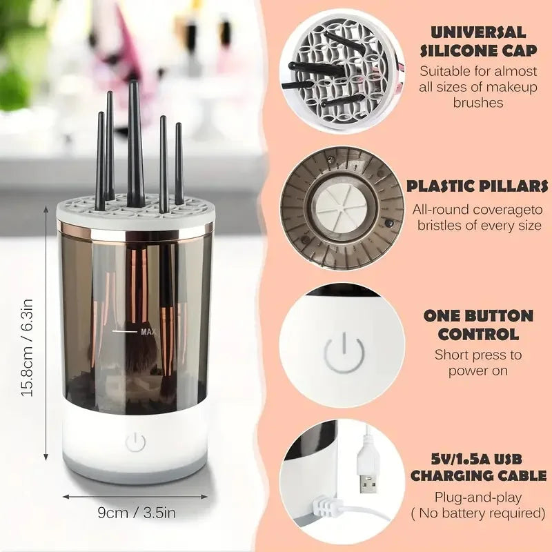 Portable Electric Makeup Brush